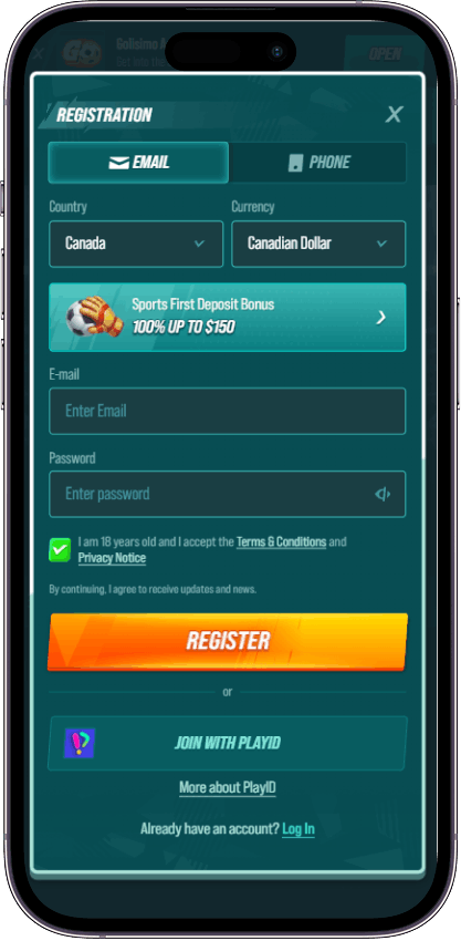 Golisimo Casino Register